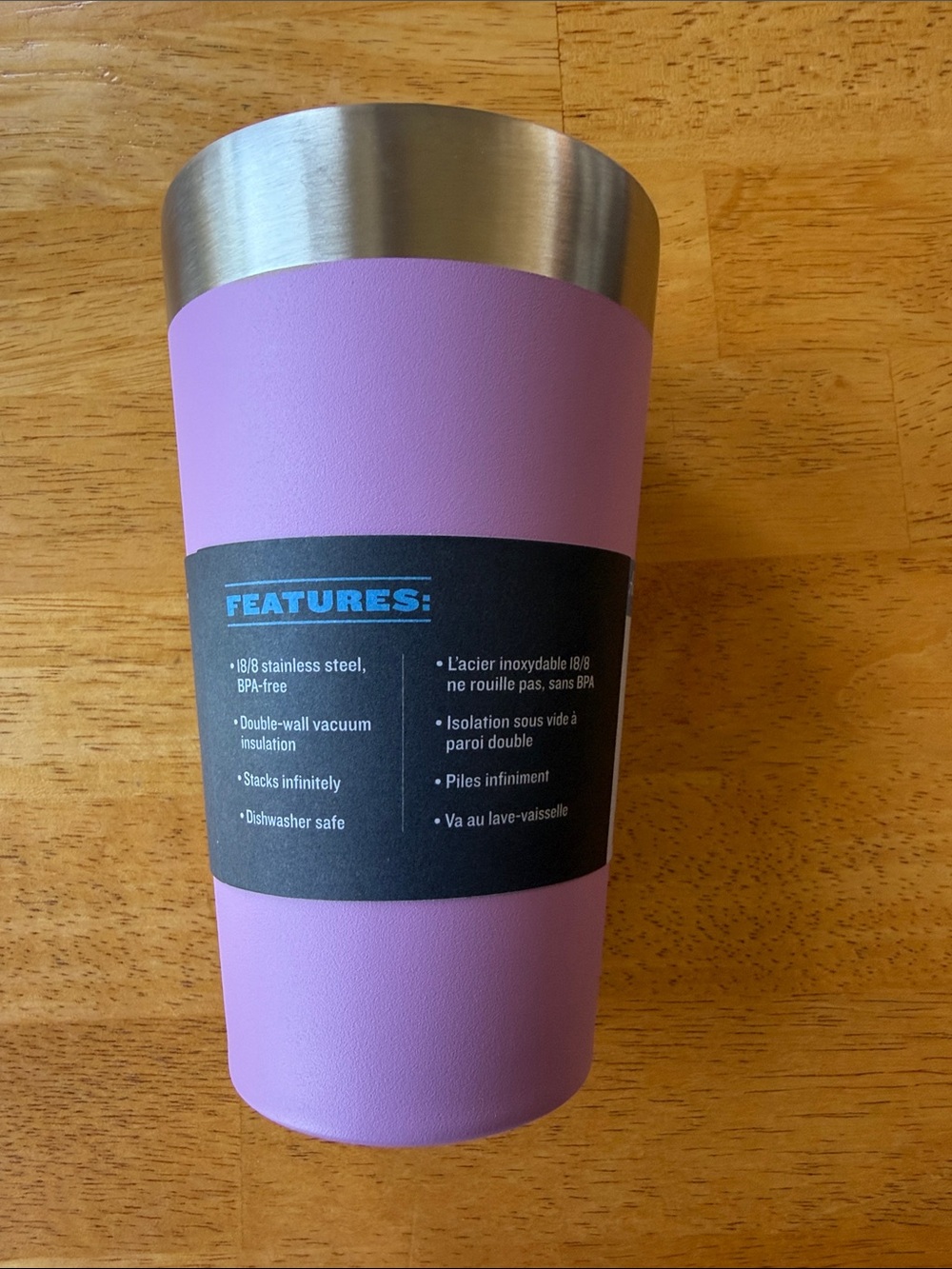 NEW - Stanley Soft Orchid Stacking Beer Pint (16 Oz) - Picture 4 of 5